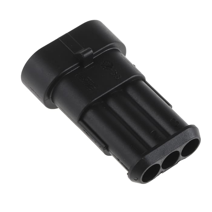 TE Connectivity AMP Superseal 1.5, 3P , Rangées Connecteur automobile Mâle