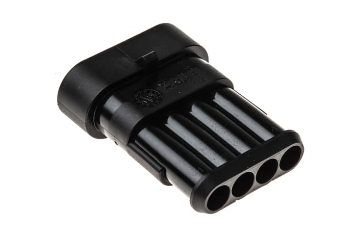 TE Connectivity AMP Superseal 1.5, 4P , Rangées Boitier de connecteur Mâle
