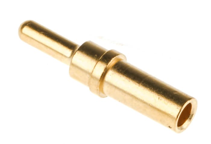 Deutsch Male Crimp Circular Connector Contact, Contact Size 16, Wire Size 20 → 16 AWG