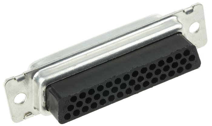 TE Connectivity Amplimite HDP-22 44 Way Cable Mount D-sub Connector Socket