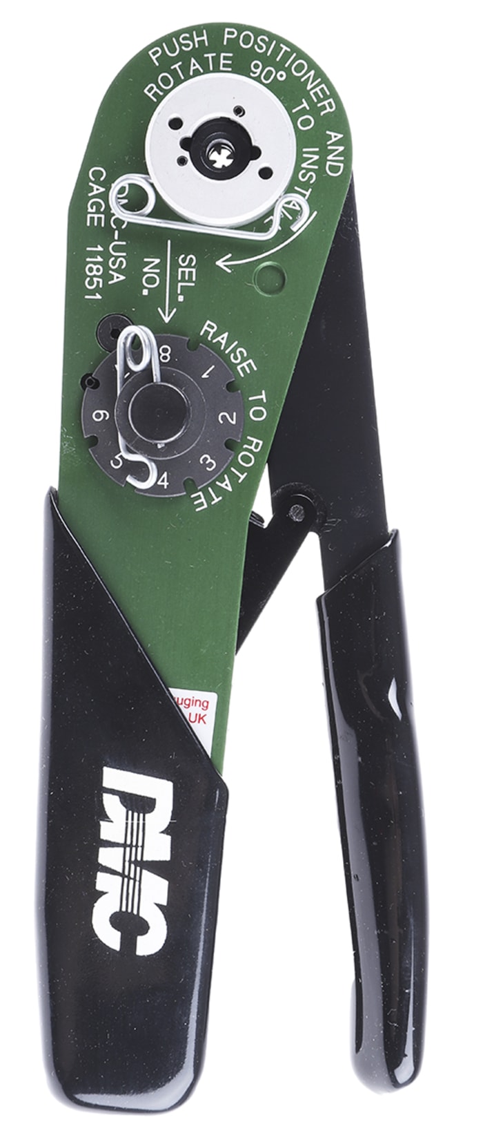 Bastidor de la herramienta de crimpado Daniels Manufacturing, serie M22520/7-01