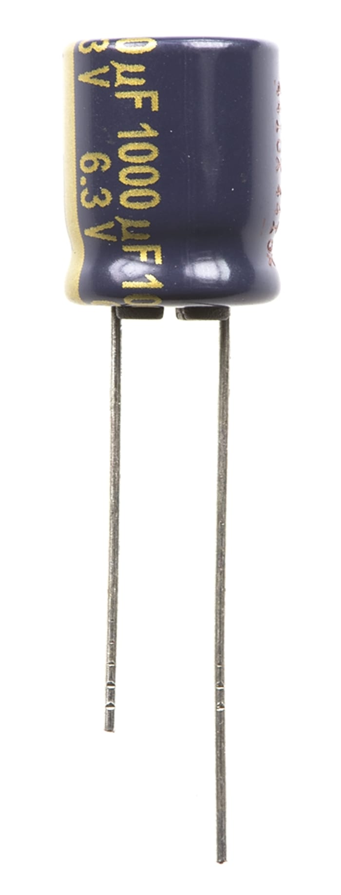 Panasonic 1000μF Electrolytic Capacitor 6.3V dc, Through Hole - EEUFC0J102