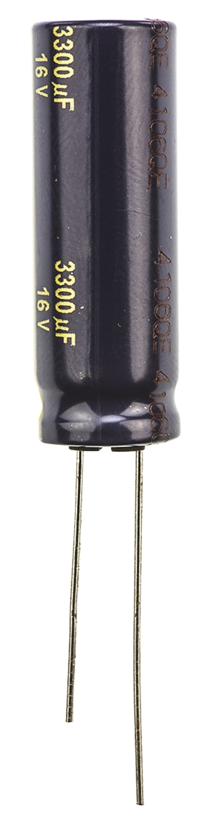 Panasonic 3300μF Aluminium Electrolytic Capacitor 16V dc, Radial, Through Hole - EEUFC1C332
