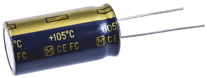 Panasonic 8200μF Aluminium Electrolytic Capacitor 16V dc, Radial, Through Hole - EEUFC1C822