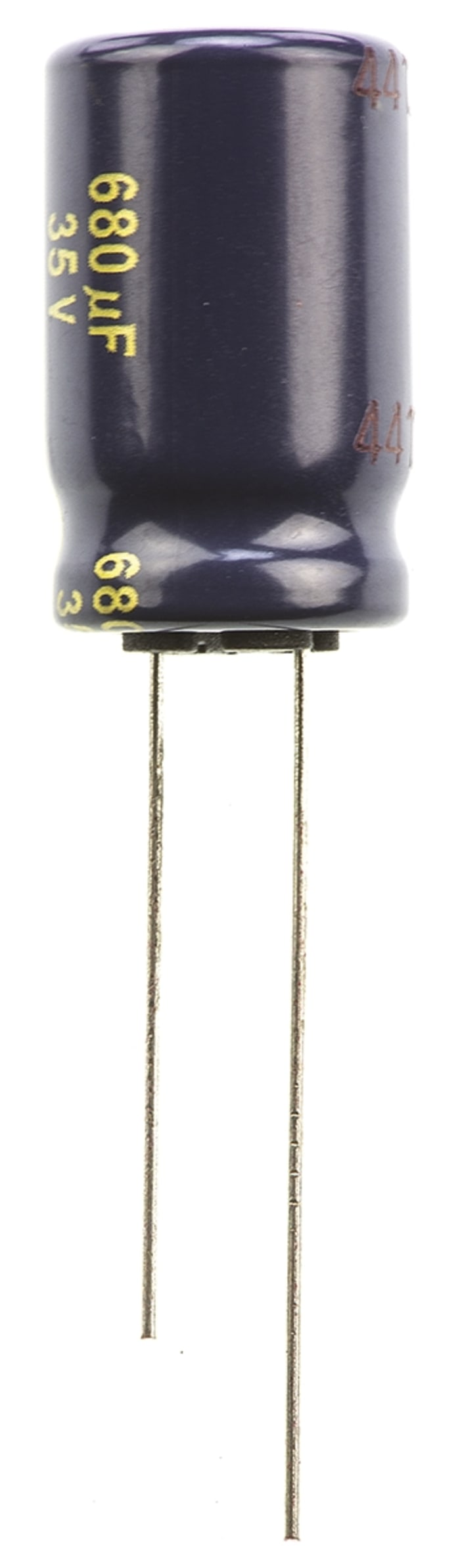 Panasonic 680μF Aluminium Electrolytic Capacitor 35V dc, Through Hole - EEUFC1V681