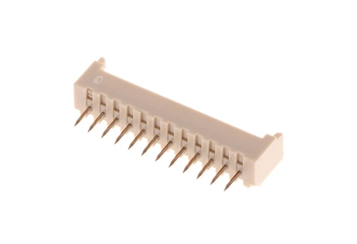 Molex PicoBlade Series Straight Through Hole PCB Header, 12 Contact(s), 1.25 mm Pitch, 1 Row, Shrouded