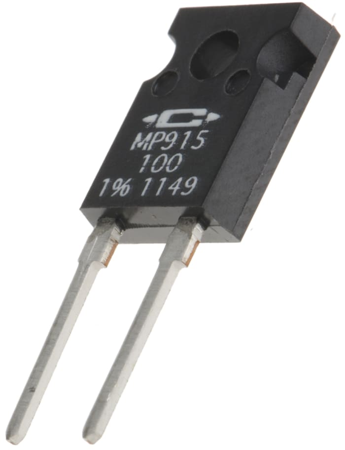 Caddock 100Ω Power Film Resistor 15W ±1% MP915-100-1%
