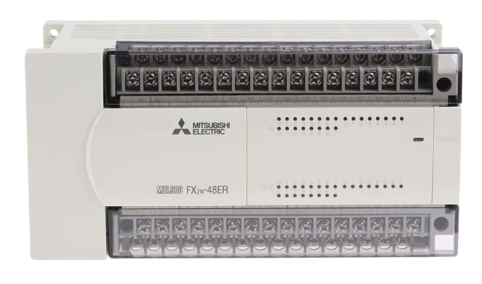 Módulo E/S para PLC Mitsubishi Electric FX2N Series, para usar con Serie FX2N, 24 entradas, 24 salidas