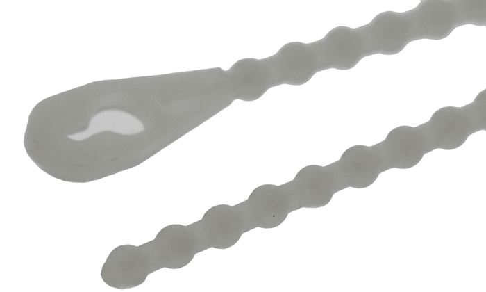 Essentra Cable Tie, Releasable, 101.6mm x 1.5 mm, Natural Nylon, Pk-100