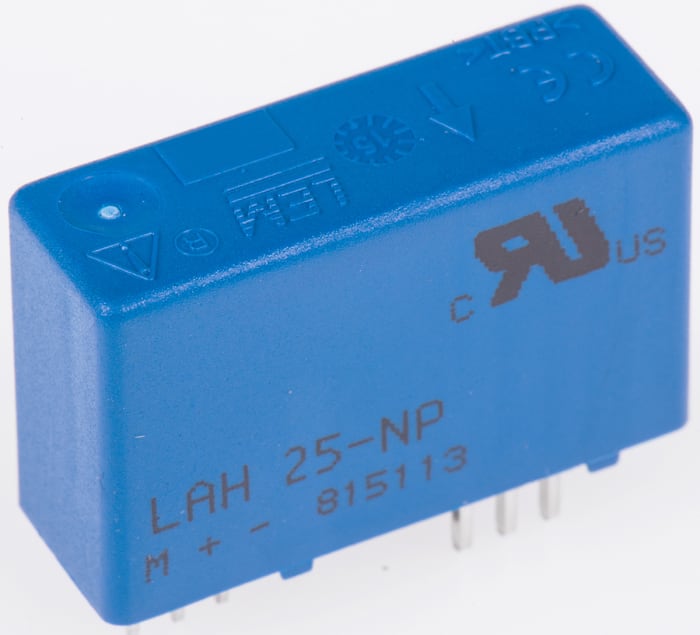 LEM LAH Series Current Transformer, 25A Input, 25:1, 25 mArms Output, 12 → 15 V