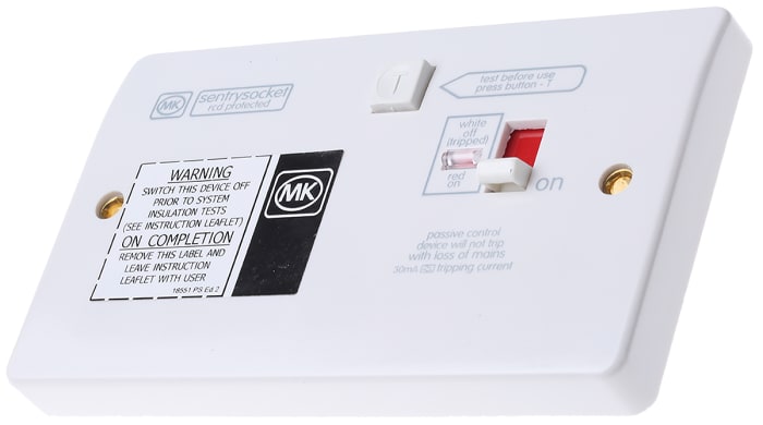 Embase différentielle MK Electric, 13A 1 embase(s) IP2XD 250 V c.a.