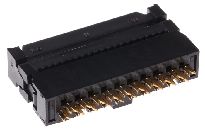 Hirose 20-Way IDC Connector Socket for Cable Mount, 2-Row
