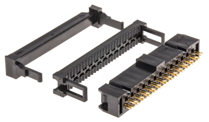 Hirose 26-Way IDC Connector Socket for Cable Mount, 2-Row