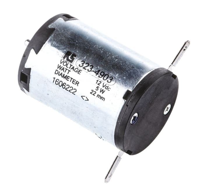 Maxon Brushed DC Motor, 5 W, 18 V dc, 6.25 mNm, 9970 rpm, 2mm Shaft Diameter