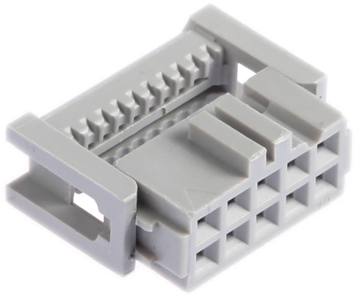 3M 10-Way IDC Connector Socket for Cable Mount, 2-Row