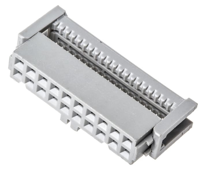 3M 20-Way IDC Connector Socket for Cable Mount, 2-Row