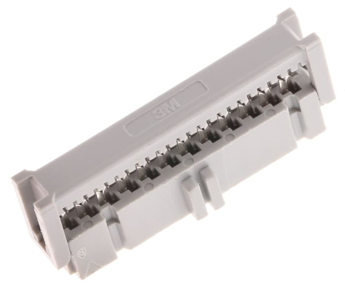 3M 24-Way IDC Connector Socket for Cable Mount, 2-Row