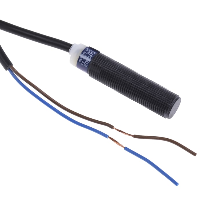 Telemecanique Sensors Inductive Threaded Barrel Proximity Sensor, M12, 4 mm Detection, 2-Wire NO, 20 → 264 V