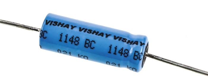 Vishay 220μF Aluminium Electrolytic Capacitor 25V dc, Axial, Through Hole - MAL202136221E3