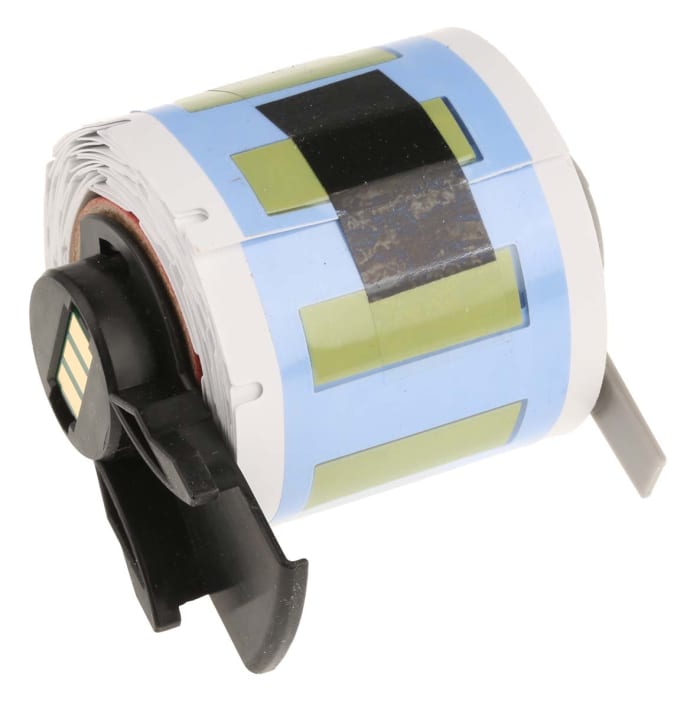 Brady R4310 Yellow Heatshrink Labels, 25.4mm Width, 8.51mm Height, 100 Qty