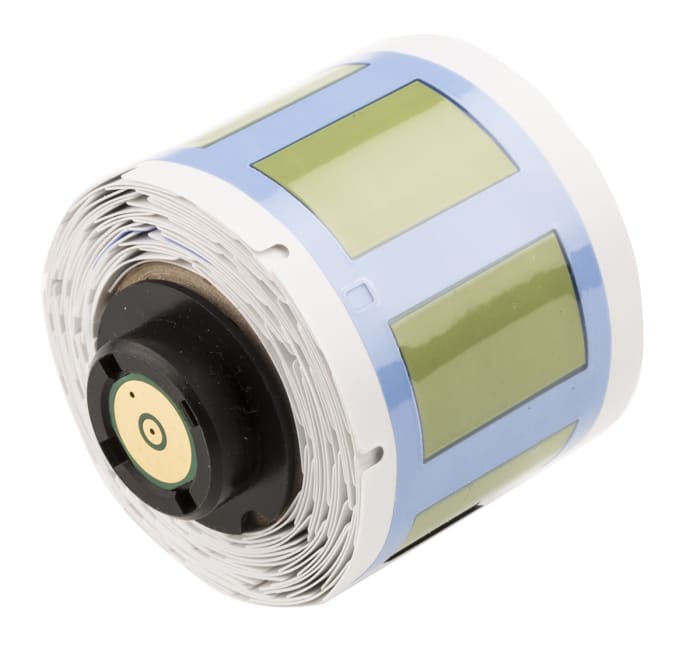 Brady R4310 Yellow Heatshrink Labels, 25.4mm Width, 16.38mm Height, 100 Qty