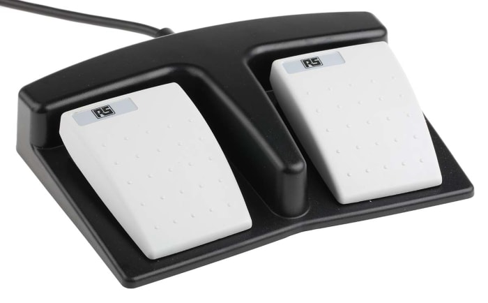 Interrupteur à pédale RS PRO Momentané, DPST 3 A 250V IPX7