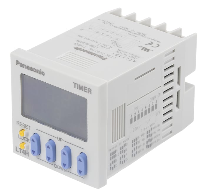 Panasonic Time Delay Relay, 12 → 24V dc, 0.001 s → 0.1h