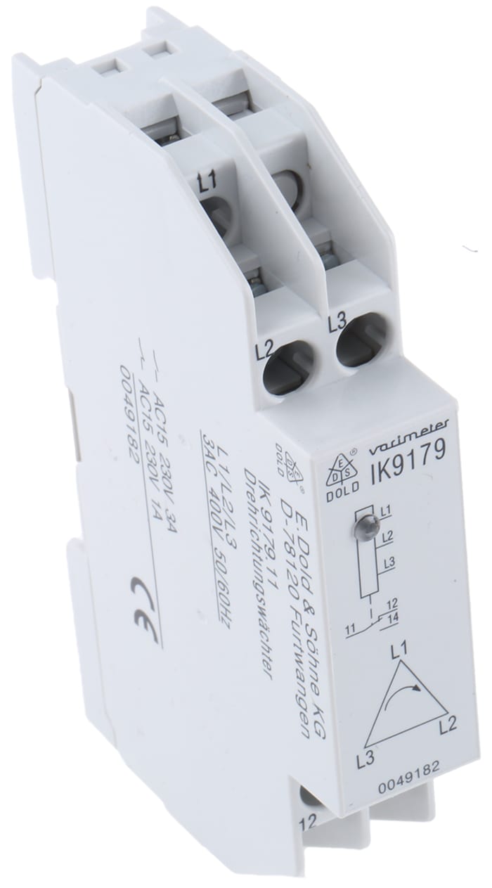 IK9179.11 3AC50/60Hz 400V Dold | Dold Monitoring Relay, 3 Phase, SPDT ...