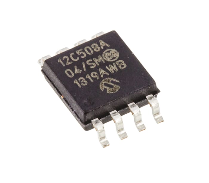 Microchip, 8bit PIC, PIC12C Microcontroller, 4MHz, 512 EPROM, 8-Pin SOIC