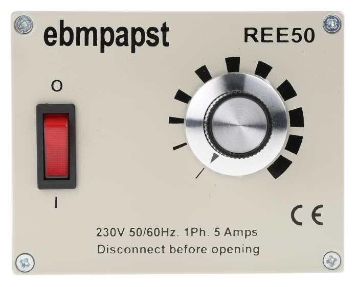 ebm-papst Fan Speed Controller, 230 V ac, 5A Max, Variable