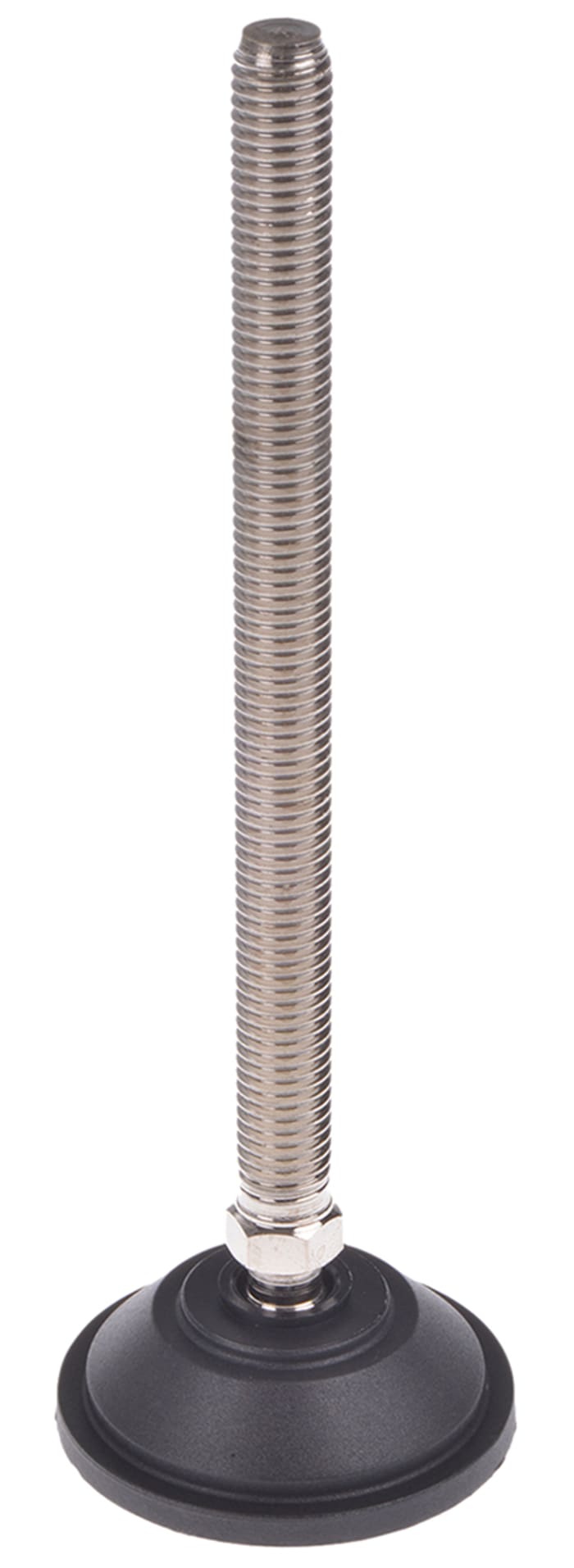 Nu-Tech Engineering M12 PA Reinforced Nylon Adjustable Foot, 600kg Static Load Capacity 10° Tilt Angle