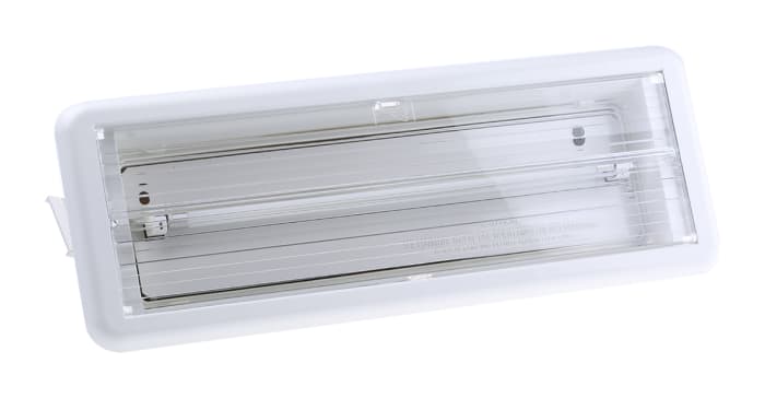 Menvier Fluorescent Emergency Lighting, Recessed, 8 W, Non Maintained