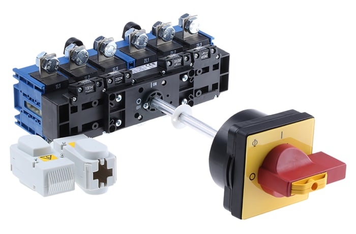 Kraus & Naimer 6P Pole Isolator Switch - 125A Maximum Current, 45kW Power Rating, IP65