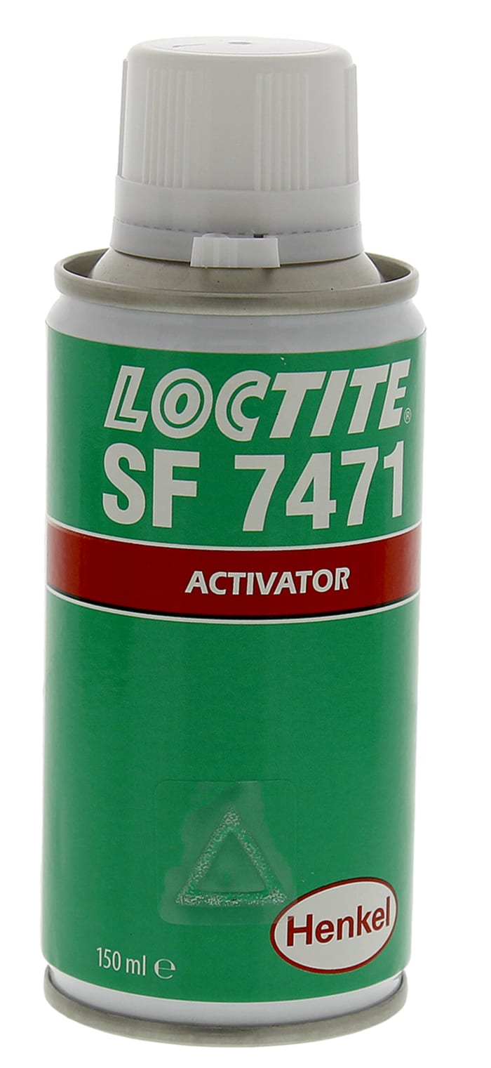 Loctite 7471 Aerosol Aerosol Adhesive Activator for use with Gasketing, Retaining, Thread Sealant, 150 ml