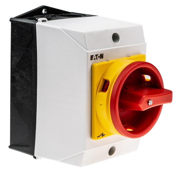 Eaton 6P Pole Surface Mount Isolator Switch - 20A Maximum Current, 6.5kW Power Rating, IP65