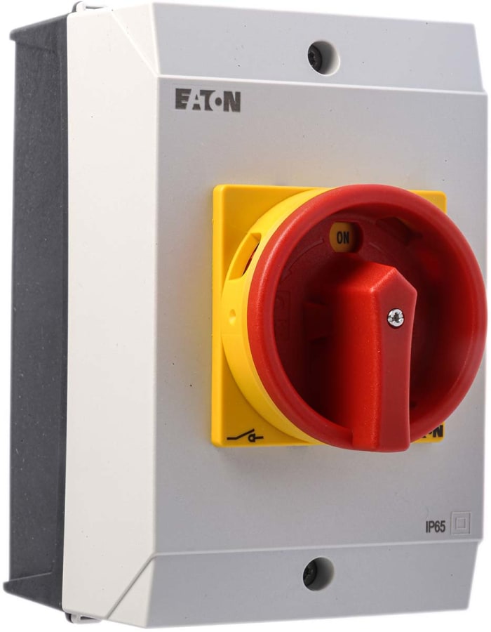 Eaton 6P Pole Surface Mount Isolator Switch -, 22kW Power Rating, IP65