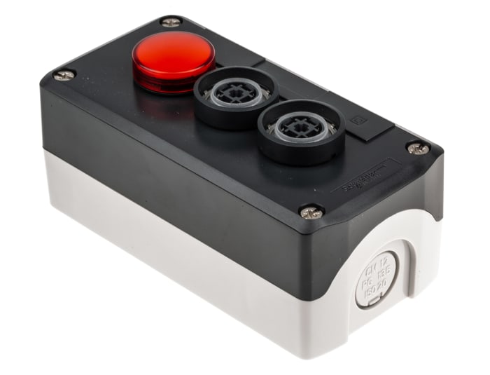 Schneider Electric Spring Return Enclosed Push Button - SPST, SPST, Polycarbonate, I/O, IP66, IP67