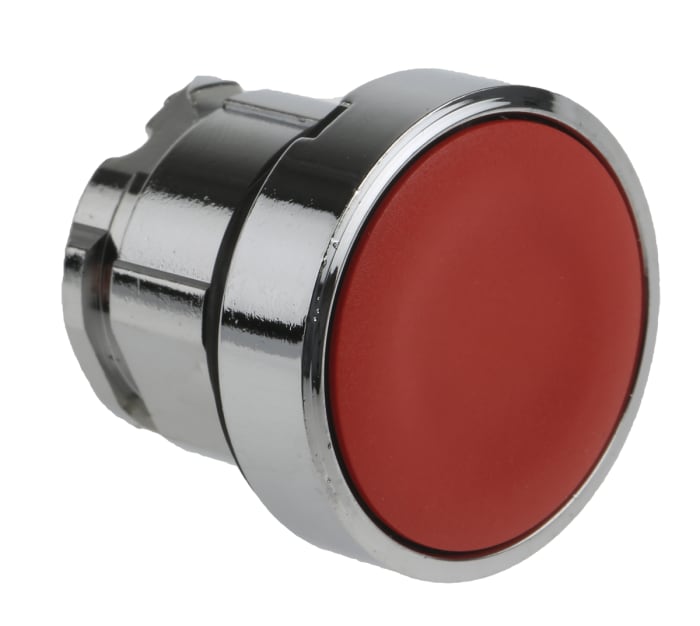 Tête de bouton poussoir Schneider Electric, Harmony XB4 Rouge, Ø découpe 22mm, Momentané