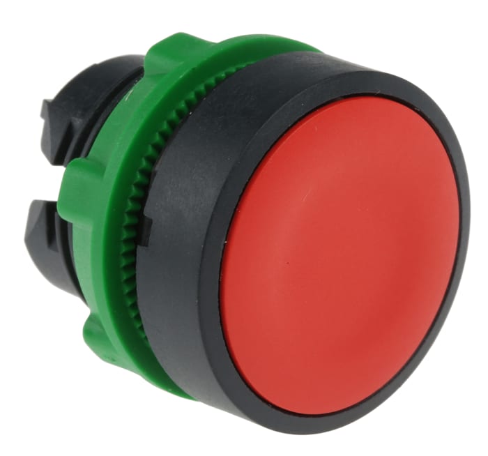 Tête de bouton poussoir Schneider Electric, Harmony XB5 Rouge, Ø découpe 22mm, Retour par ressort