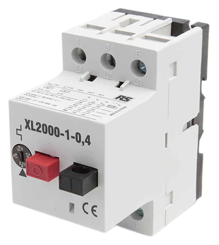 RS PRO 0.24 → 0.4 A Motor Protection Circuit Breaker