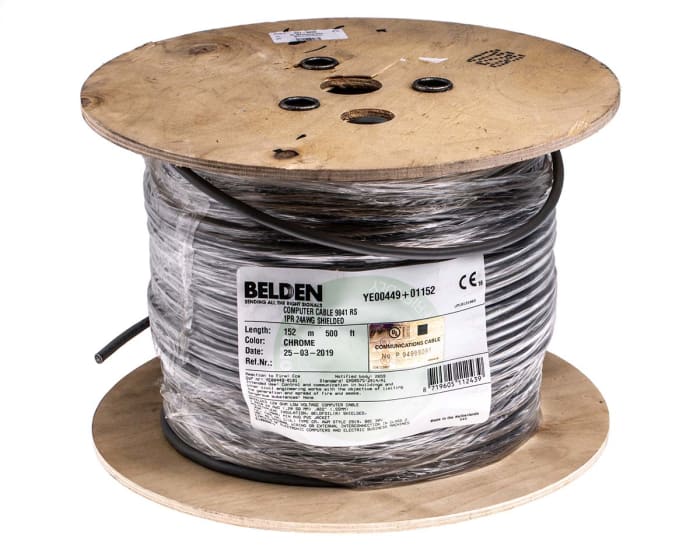 9841 01152 Belden Cable De Datos Belden 9841 1 0 2 Mm Long 152 M 