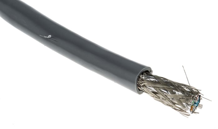 Belden YE00438 Series Data Cable, 4 Pairs, 8 Cores, 0.23 mm², Screened, 24 AWG, 152m, Screened Shield