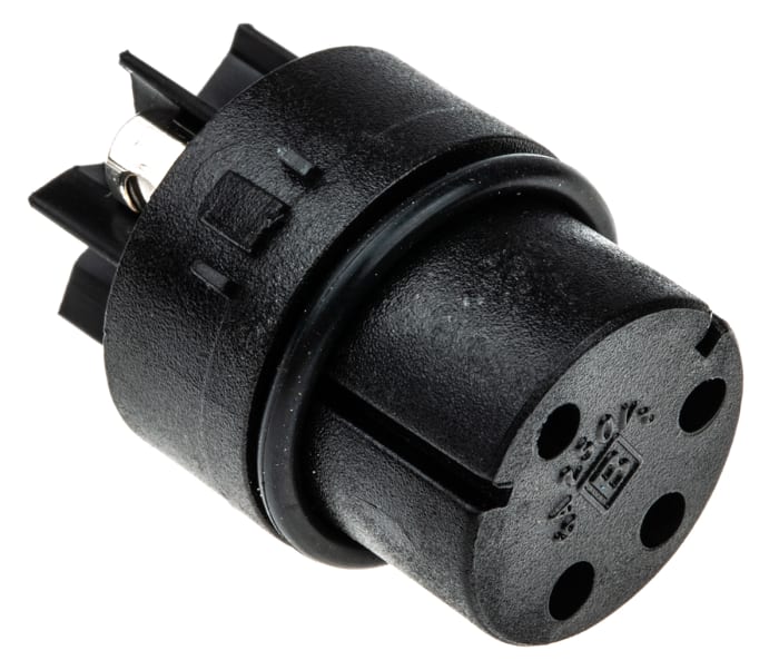 Bulgin Female Connector Insert 4 Way for use with Mini Buccaneer Connector