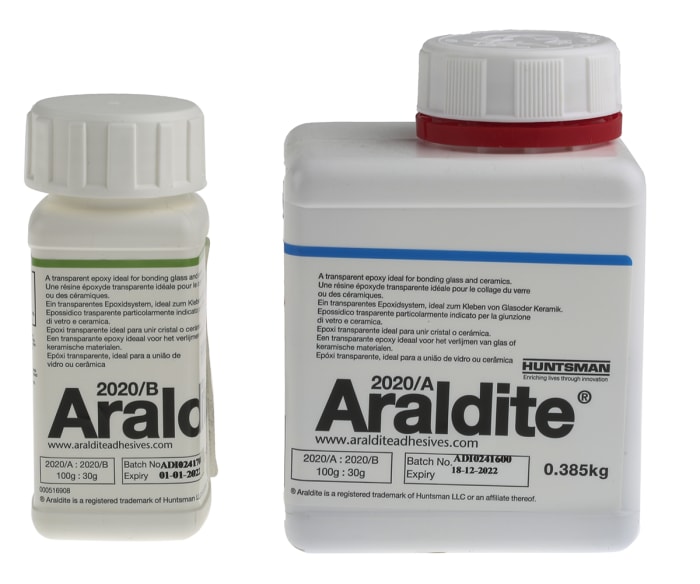 Adhésif Araldite 2020 Transparent, Liquide Boîte 500 g