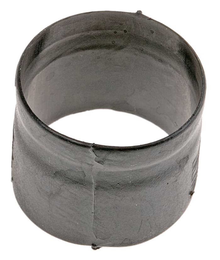 TE Connectivity Straight Black, Fluid Resistant Elastomer, 16.5mm