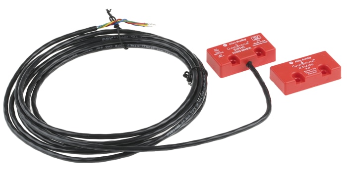 Allen Bradley Guardmaster 440N Series Magnetic Non-Contact Safety Switch, 250 V ac, 300V dc, Plastic Housing, NO/NC, 3m