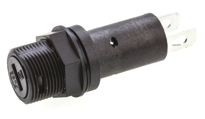 Schurter 16A Panel Mount Fuse Holder for 5 x 20mm Fuse, 250V ac