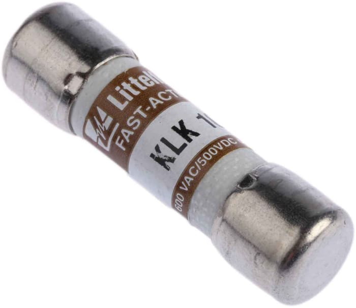 Littelfuse 10A F Melamine Cartridge Fuse, 10 x 38mm