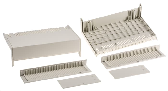 OKW Multitec White ABS Instrument Case, 160 x 260 x 74mm