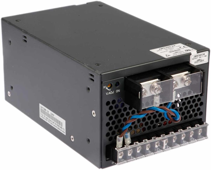 TDK-Lambda Embedded Switch Mode Power Supply SMPS, JWS300-24, 24V dc, 14A, 336W, 1 Output, 120 → 330 V dc, 85